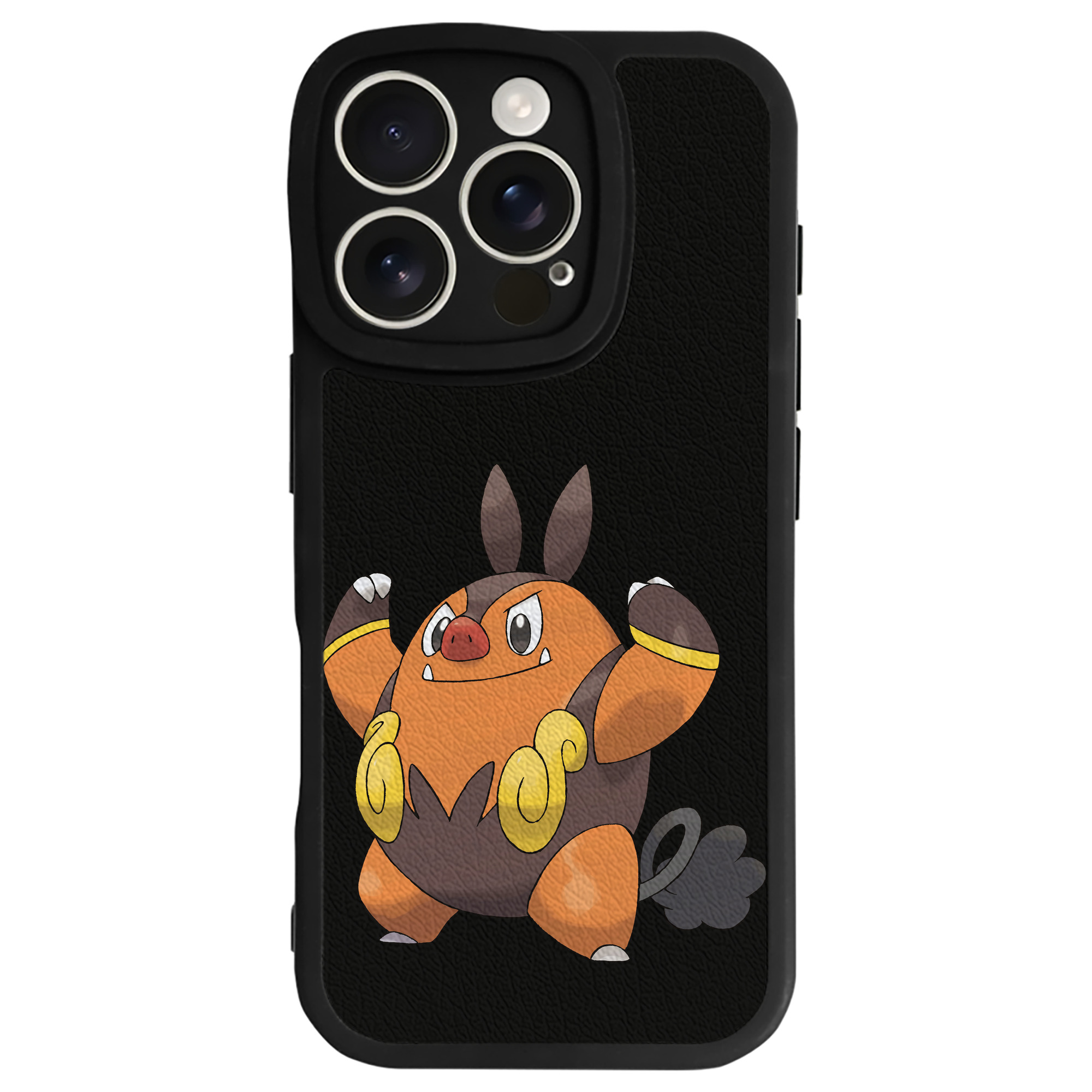 （画像用） ポケットモンスター Pokémon 【iPhone 16シリーズ対応】シリコンスマホケース（レザー調） 材質：シリコン